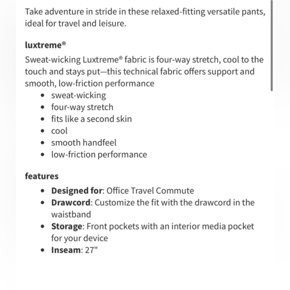 EUC- Lululemon On the Fly Pants - Picture 7 of 7